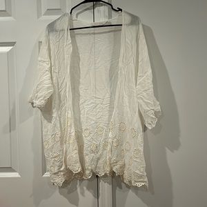 Bishop + Young Eyelet Floral Cardigan